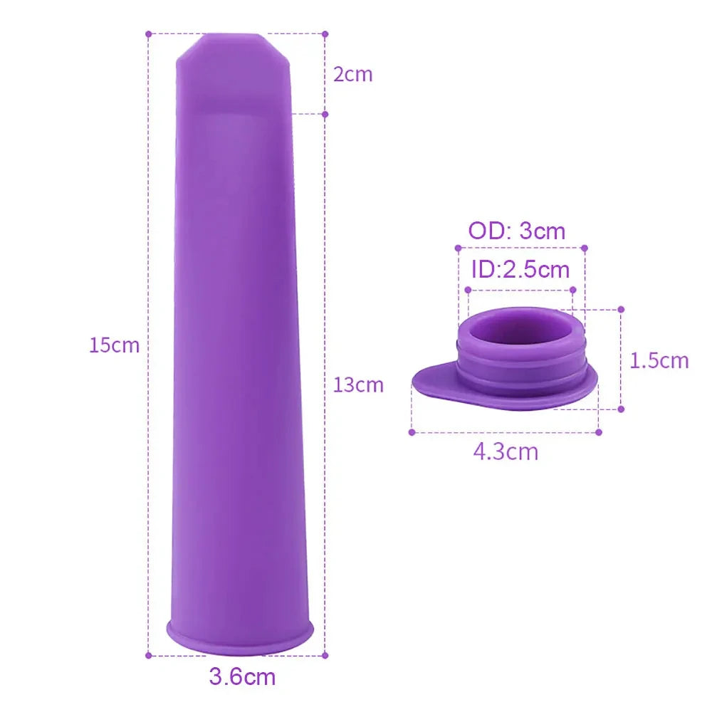 Silicone Popsicle Maker Mold – DIY Ice Lolly & Ice Cream Freezer Tray