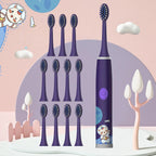 Kids Electric Toothbrush Cartoon Space Series Soft Cleaning Brush