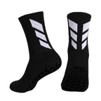 Men Anti Slip Football Socks Sports Grip Training Yoga Socks