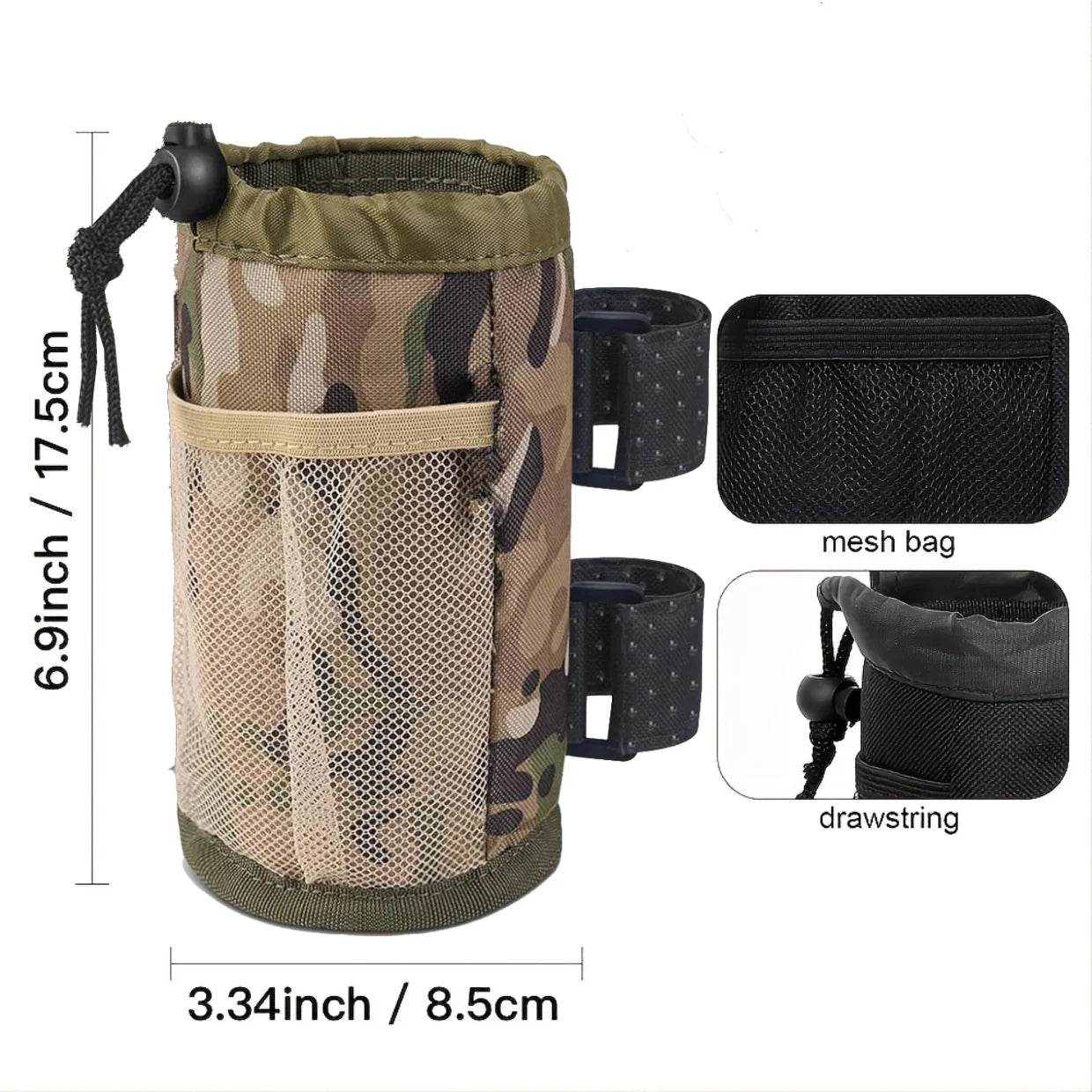 Universal Cup Holder Bike Scooter Wheelchair Stroller Drink
