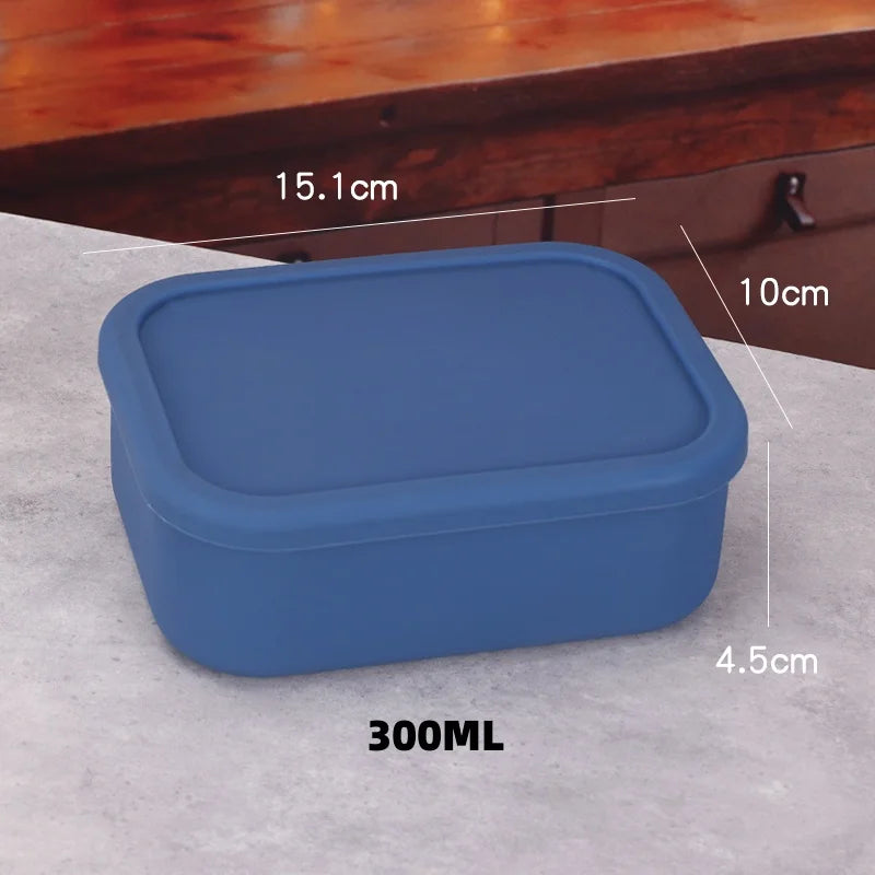 YONG HAO Silicone Bento Box BPA-Free Leakproof Microwave Lunch Container