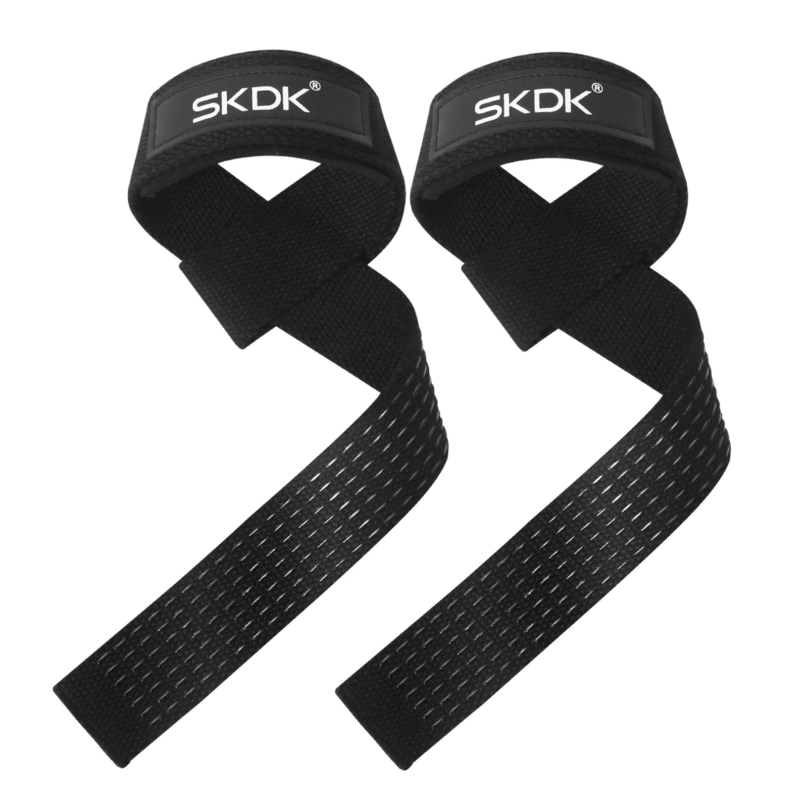 Silicone Gym Hand Grips Lifting Straps Deadlift Wrist Support Pair
