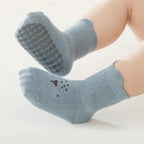 3/5 Pairs Baby Non-Slip Animal Socks for Boys & Girls