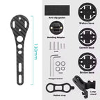 14g Carbon Fiber Bike Computer Mount GPS Speedometer GoPro Holder