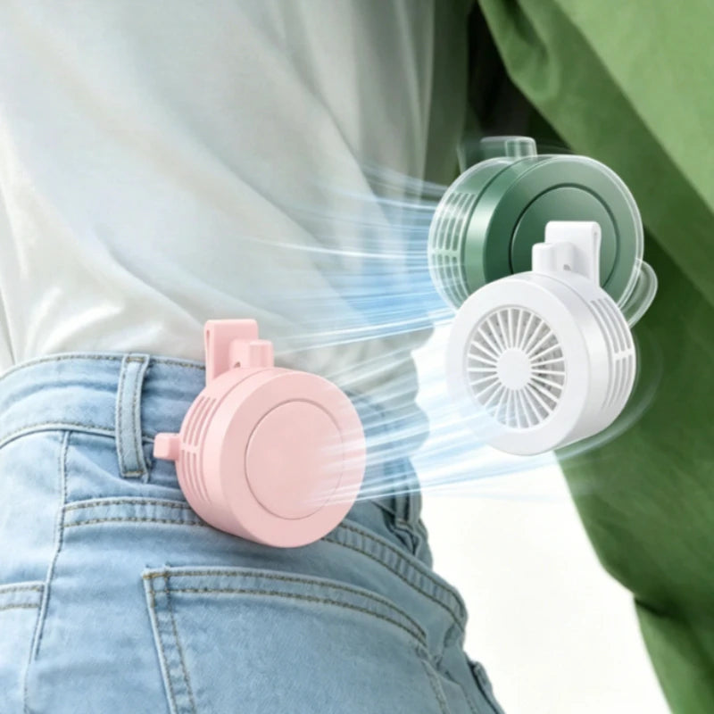 Clip-On Portable Fan UK Ultra-Quiet Mini Personal Fan
