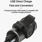 XPG LED Bike Light USB Rechargeable Waterproof Headlight