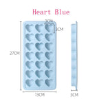 Heart Ice Cube Tray UK Silicone Heart Mold With Lid For Drinks & Candy