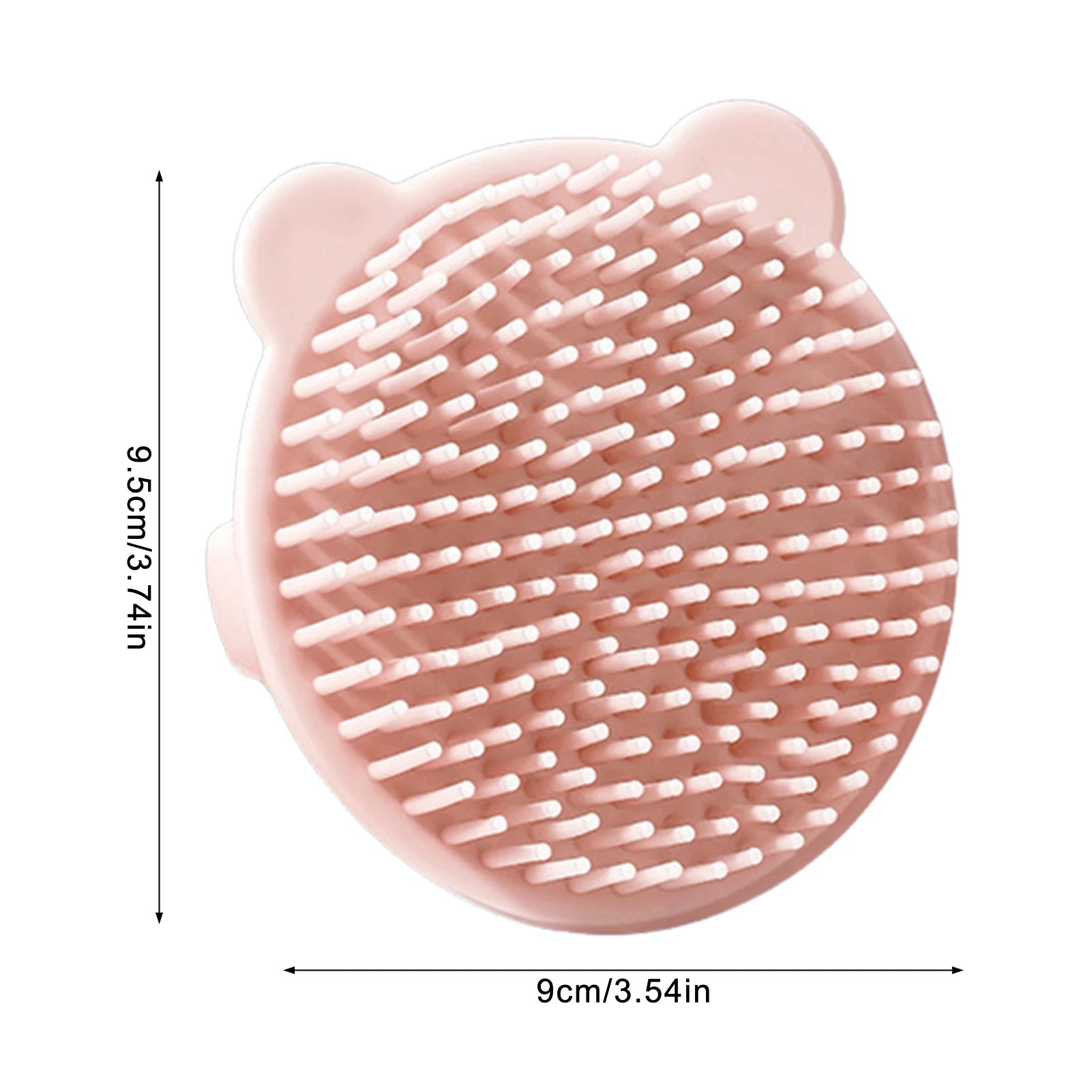 Baby Hair Brush Soft Scalp Massager Cute Bear Bath Brush