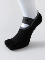 Women Five Toe Yoga Socks Non Slip Grip Pilates Fitness Barre Dance