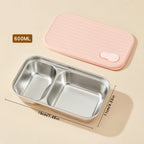 WORTHBUY 304 Stainless Steel Lunch Box Leakproof Stackable Food Container