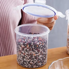 Large Airtight Grain Storage Container Plastic Kitchen Food Storage Jar