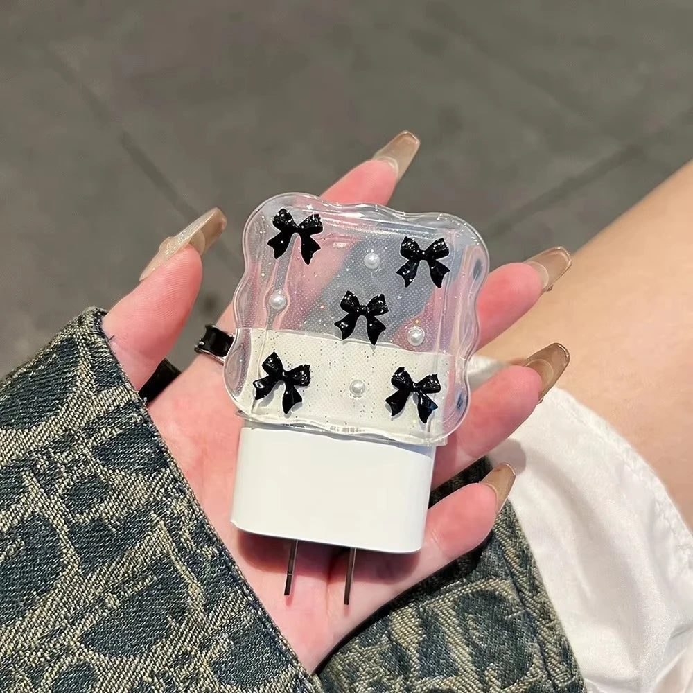 Cute Tulip Fast Charger Protector for iPhone 18W-20W