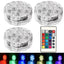 Submersible LED Pool Lights Waterproof RGB with Remote