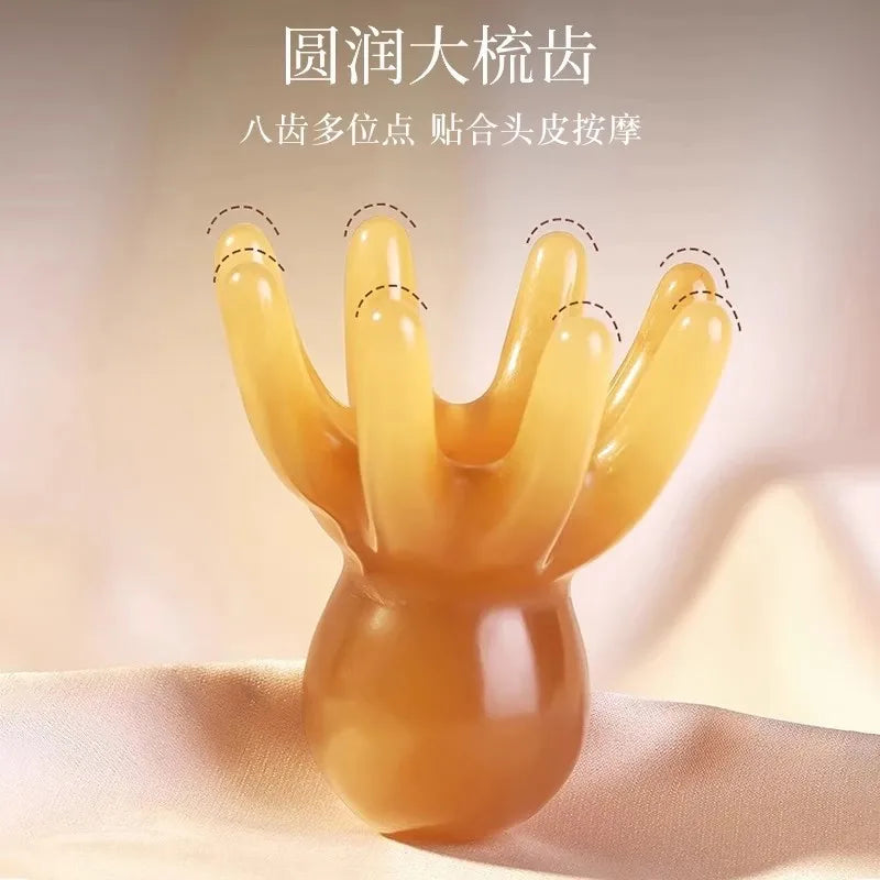 Octopus Head Massager Comb UK Acupressure & Gua Sha Tool