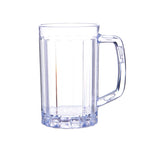 500ml Transparent Plastic Beer Mug Unbreakable Drink Cup