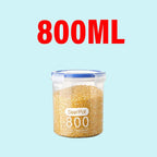 Large Airtight Grain Storage Container Plastic Kitchen Food Storage Jar