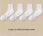 Mens Thick Cotton Towel Bottom Sport Socks Basketball Winter Warm Crew