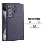 Luxury Vintage PU Leather Case for Samsung Galaxy S22 S23 S24 S25 S26