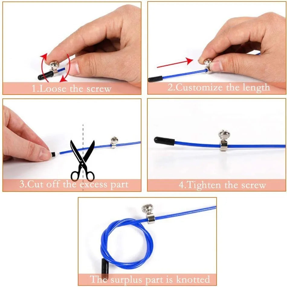 Speed Bearing Skipping Rope CrossFit Boxing MMA Fitness Workout