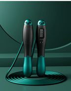Cordless Jump Rope with Counter Adjustable Steel PVC Fitness Gym