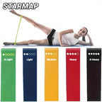 7Pcs TPE Resistance Bands Set for Home Gym and Booty Workout