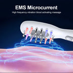 EMS Microcurrent device with electrodes on a dark background
