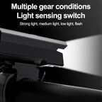 Type-C Rechargeable Bike Light with Digital Display