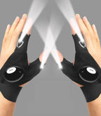 LED Flashlight Gloves | Waterproof Fingerless Gloves
