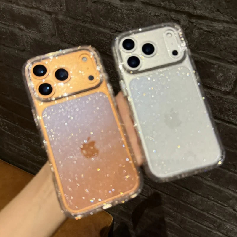 Luxury Bling Glitter Clear Case for iPhone 17 16 15 14 13 12 Pro Max