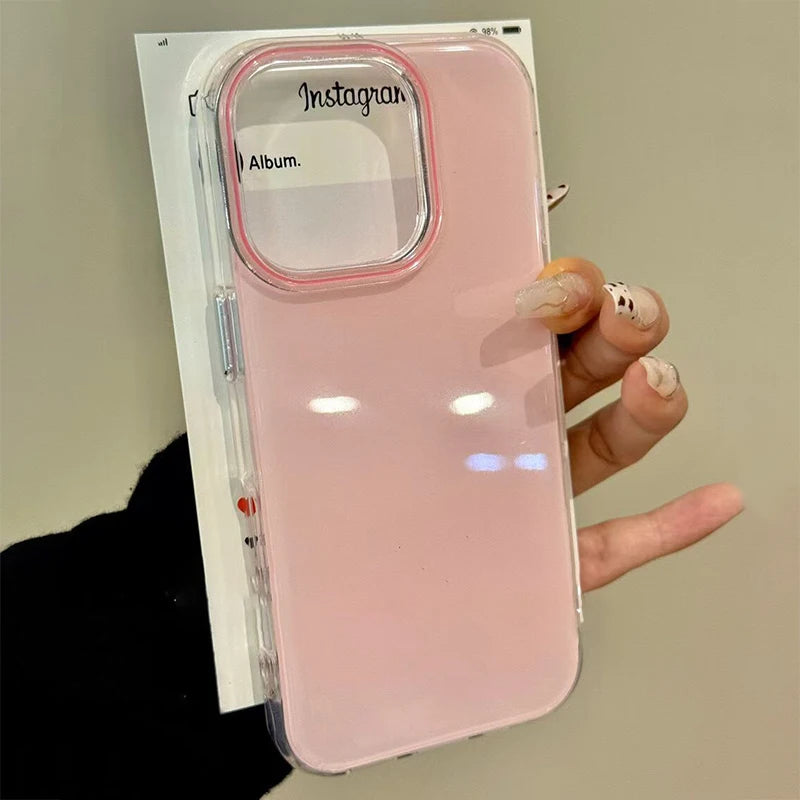 Candy Silicone Bumper Case for iPhone 11 12 13 14 15 16 17 Pro Max