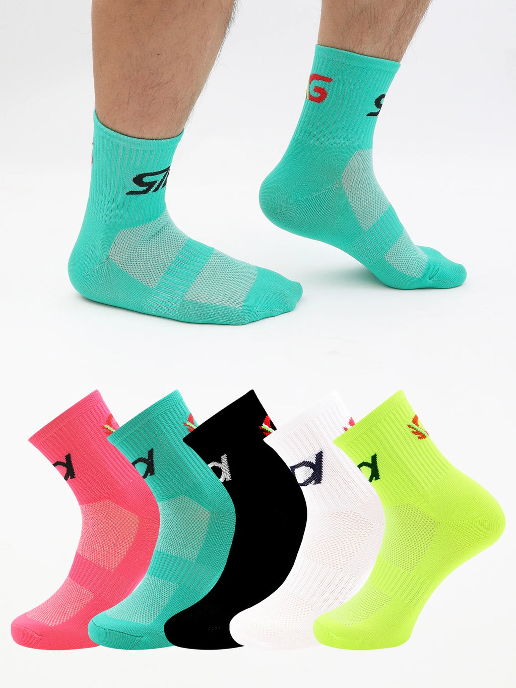 Athletic Cycling Socks Men Women Breathable Quick Dry Road Bike