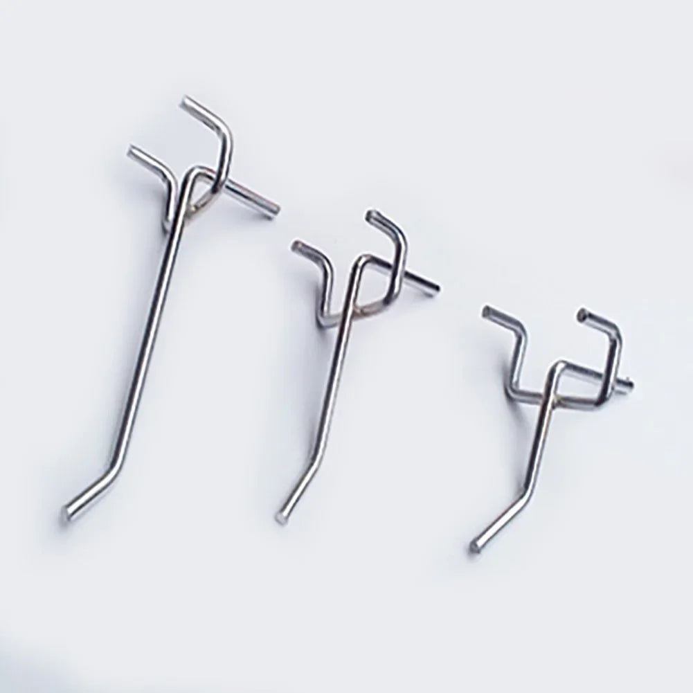 Pegboard Hooks Pack of 10 Heavy Duty Wall Organizer Hanging Hooks