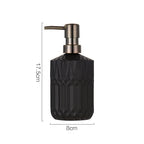 400ML Clear Glass Soap Dispenser Refillable Hand Wash & Sanitizer Bottle