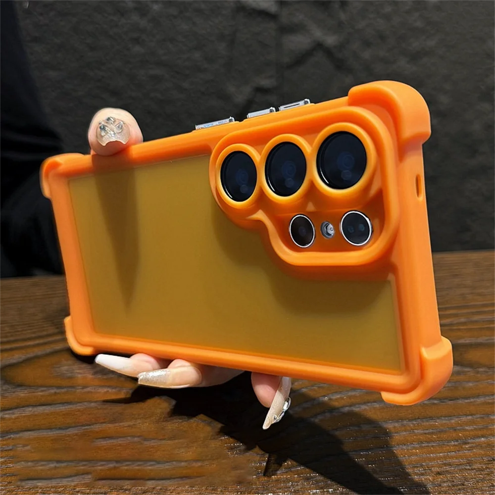 Shockproof Bumper Matte Case for Samsung S24 S25 S26 Ultra Plus Cover