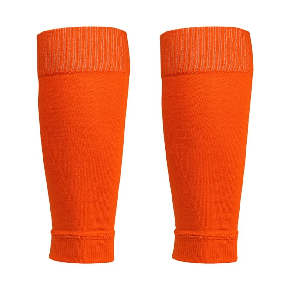 Football Soccer Shin Pads Sleeves Socks Calf Protection Men Women Kids