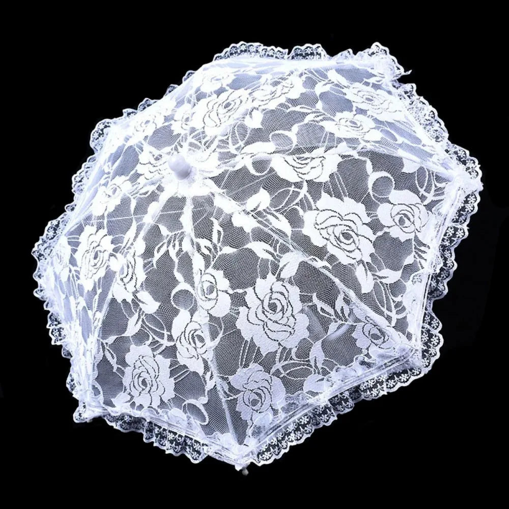Buy Elegant Lace Bridal Umbrella Lolita Wedding Parasol
