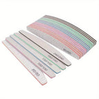 Professional Nail File Set 80-240 Grit Half Moon Nail Buffer