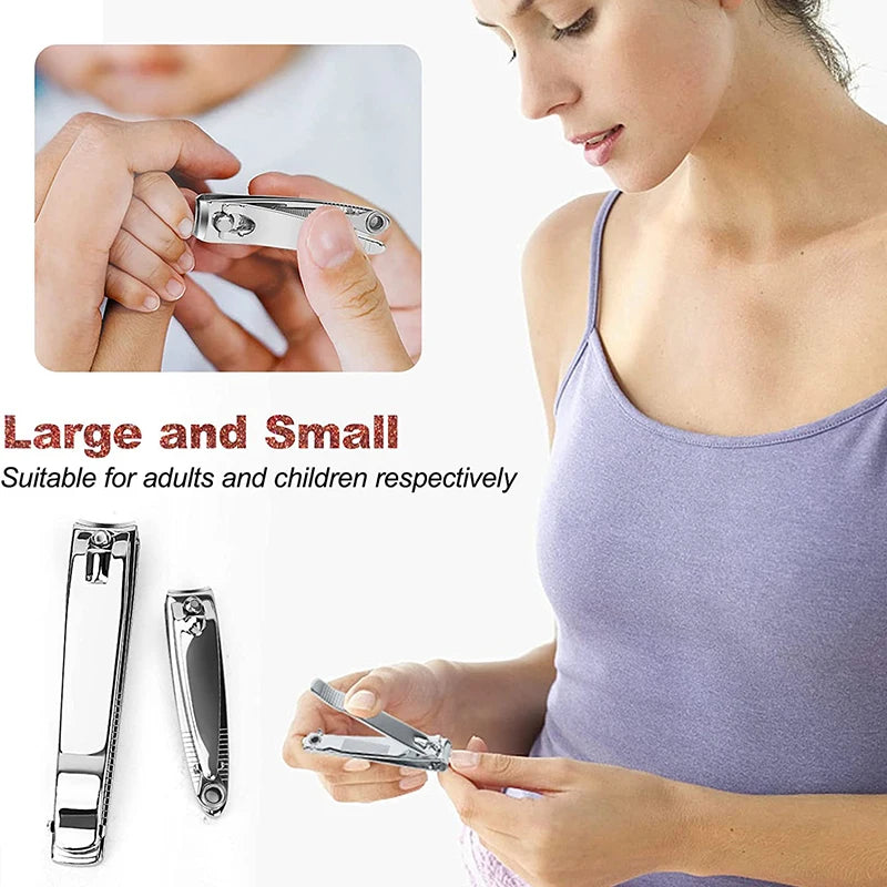 Stainless Steel Nail Clipper Fingernail & Toenail