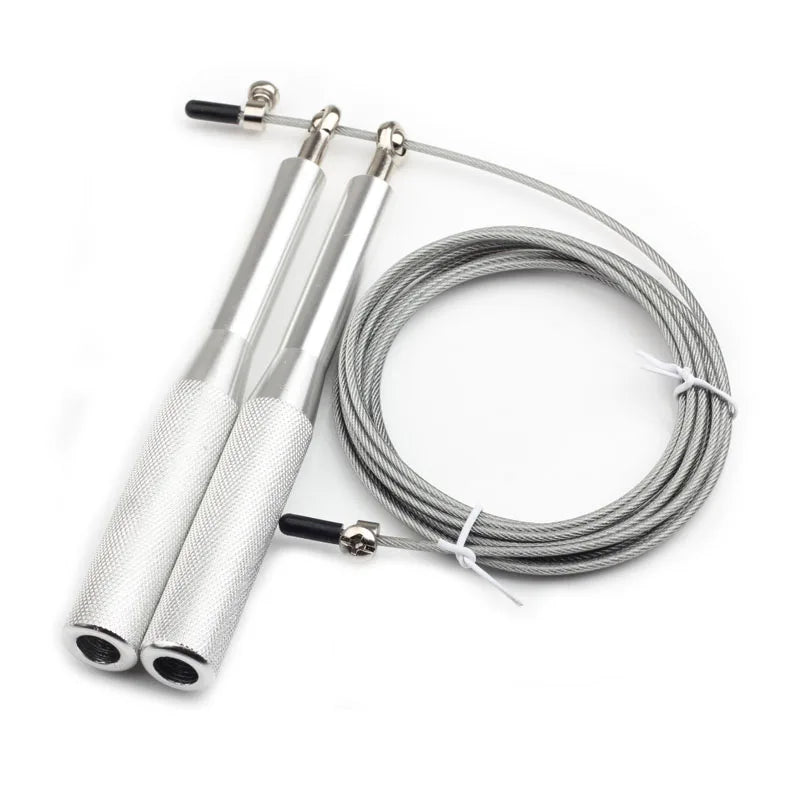 Heavy Steel Wire Speed Jump Rope CrossFit Boxing MMA Gym Training