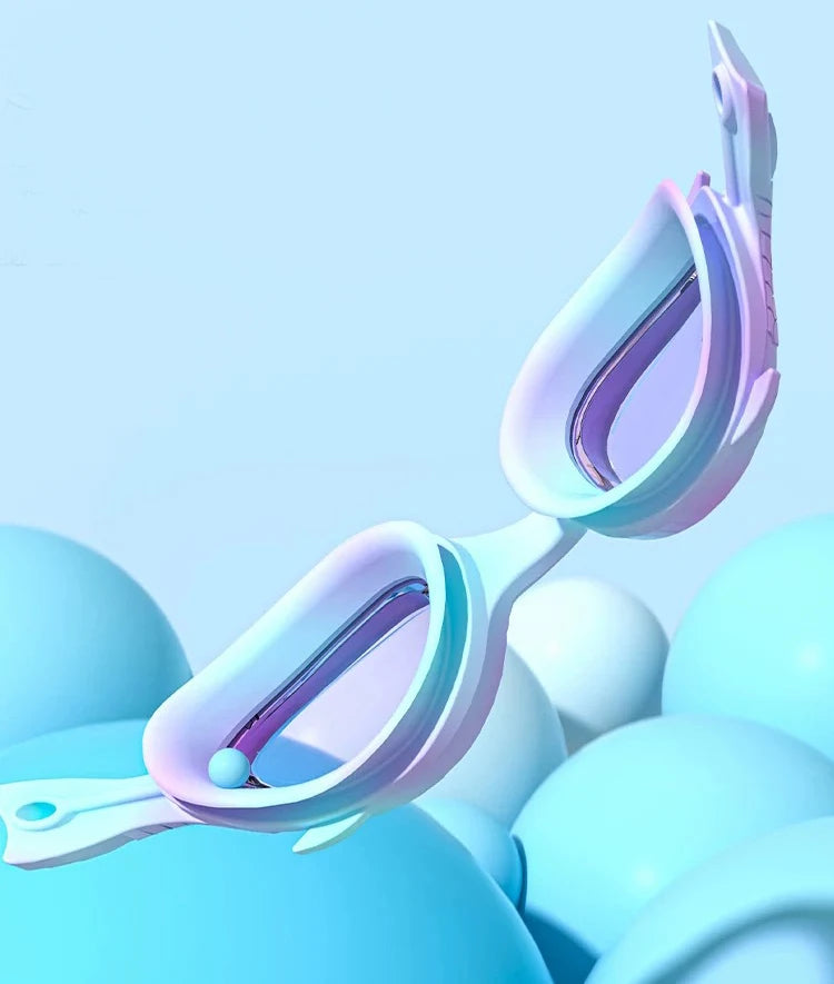 Children’s Swimming Goggles Set UK Waterproof Anti-Fog Silicone Swim Cap & Goggles Secondary image