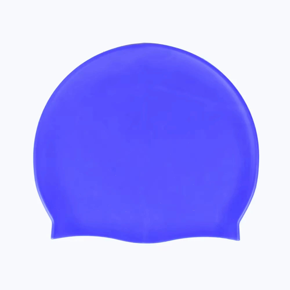 Large Silicone Swimming Cap Waterproof Ear Protection for Long Hair