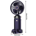 Portable Mini Folding Desk Fan USB Rechargeable Cooling Cooler Fan