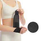 Adjustable Wrist Support Strap Brace Black for Badminton Tennis Gym