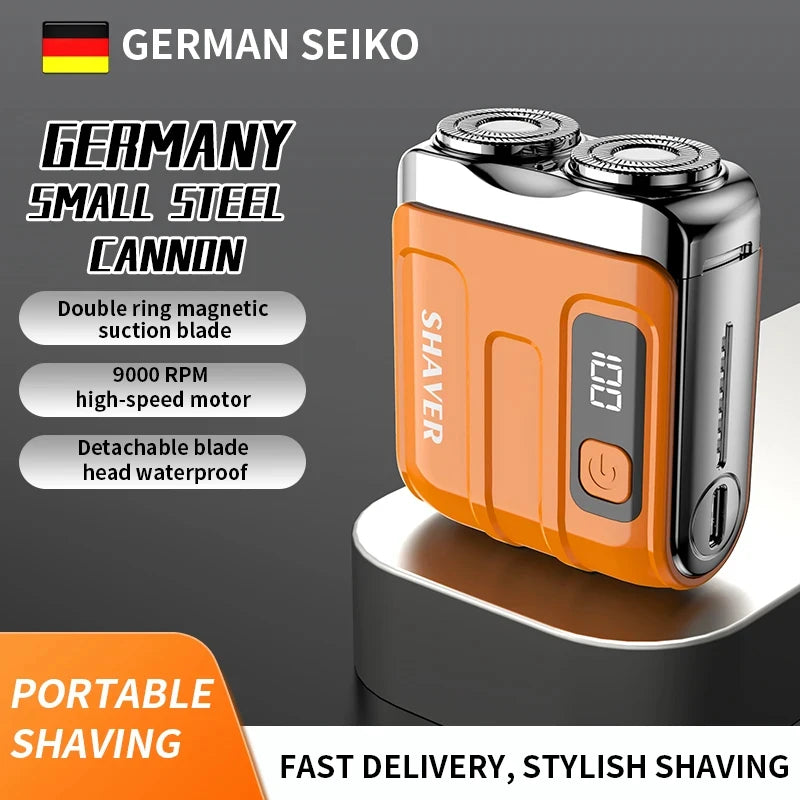 Mini Electric Shaver Cordless Dual Blade USB Recharge Beard Trimmer Tool Main image