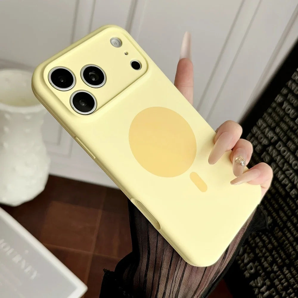 Liquid Silicone iPhone Case - Soft Colour Shockproof Cover