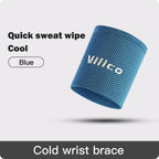 Ice Cooling Wrist Sweatband for Gym, Volleyball & Sports Support
