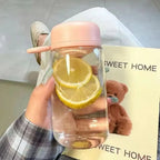 450ml Plastic Water Bottle Leakproof Tea Infuser Travel Cup