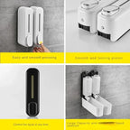 300ML Wall Mounted Soap Dispenser Shampoo, Shower Gel & Hand Soap Pump Bottle