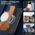 Magnetic Leather Case for Xiaomi 13T 14T 15T 17T Redmi Note 15 Pro