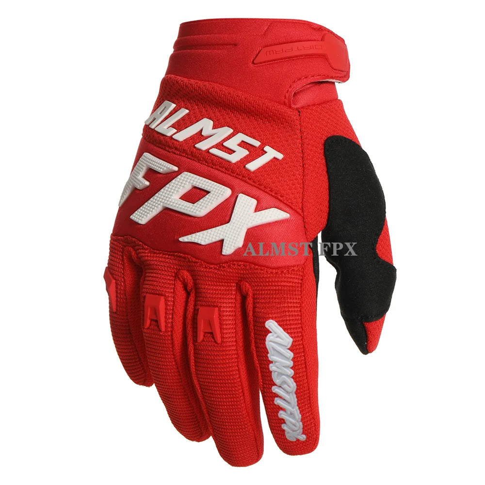 Kids Mountain Bike Gloves Full Finger Boys 6+ Safety Protection Racing Secondary image